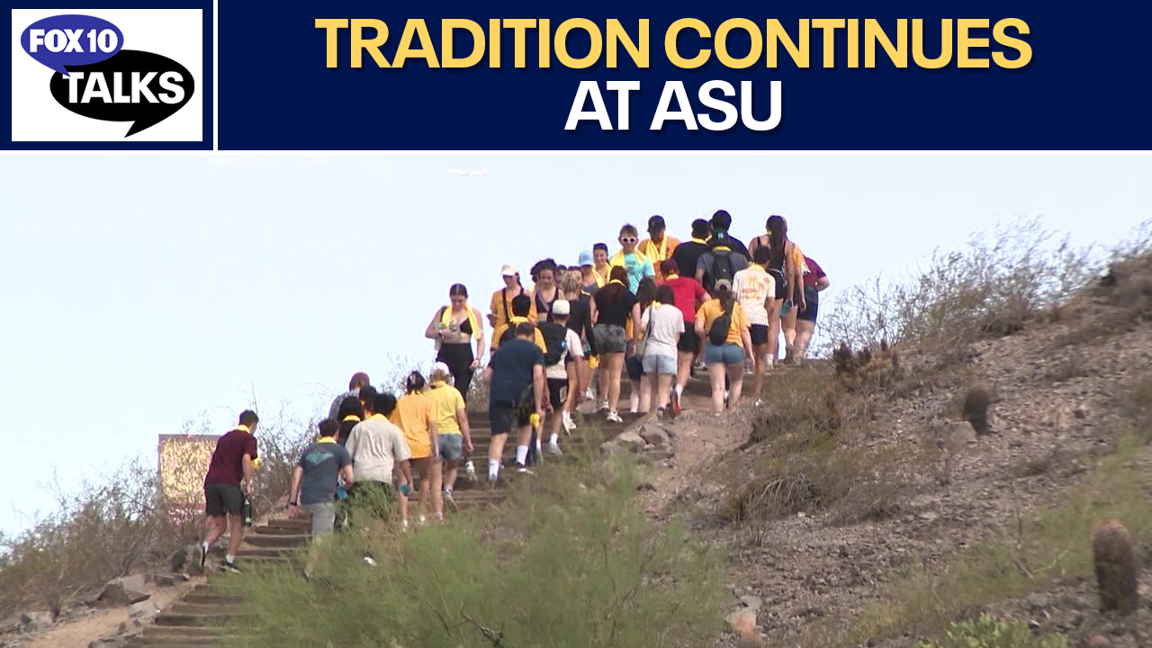 ASU students hike 'A' Mountain | FOX 10 Talks