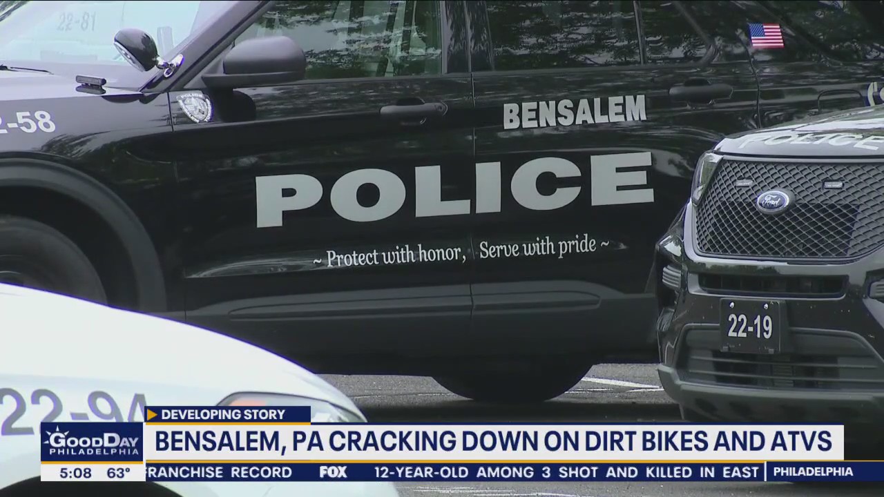 Police in Bensalem cracking down on dirt bikes, ATVs | FOX 29 Philadelphia
