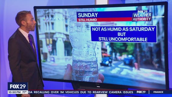 Weather Authority: 10 p.m. Saturday forecast