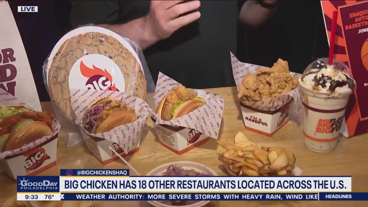 Shaquille O'Neal brings 'Big Chicken' restaurant to Philadelphia
