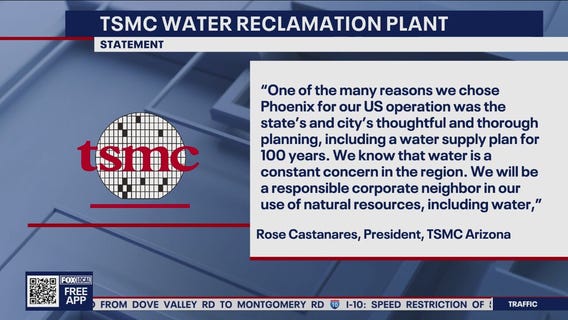 TSMC building water reclamation plant