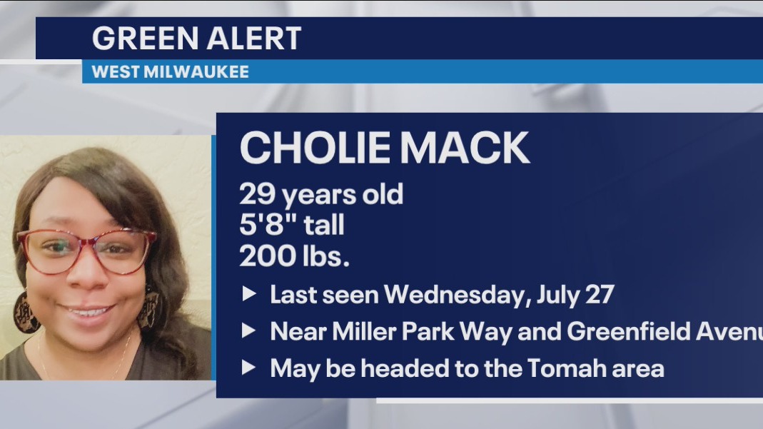 Green Alert: West Milwaukee woman missing