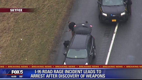 Va. man arrested after weapons, ammo found in vehicle following road rage incident in Maryland