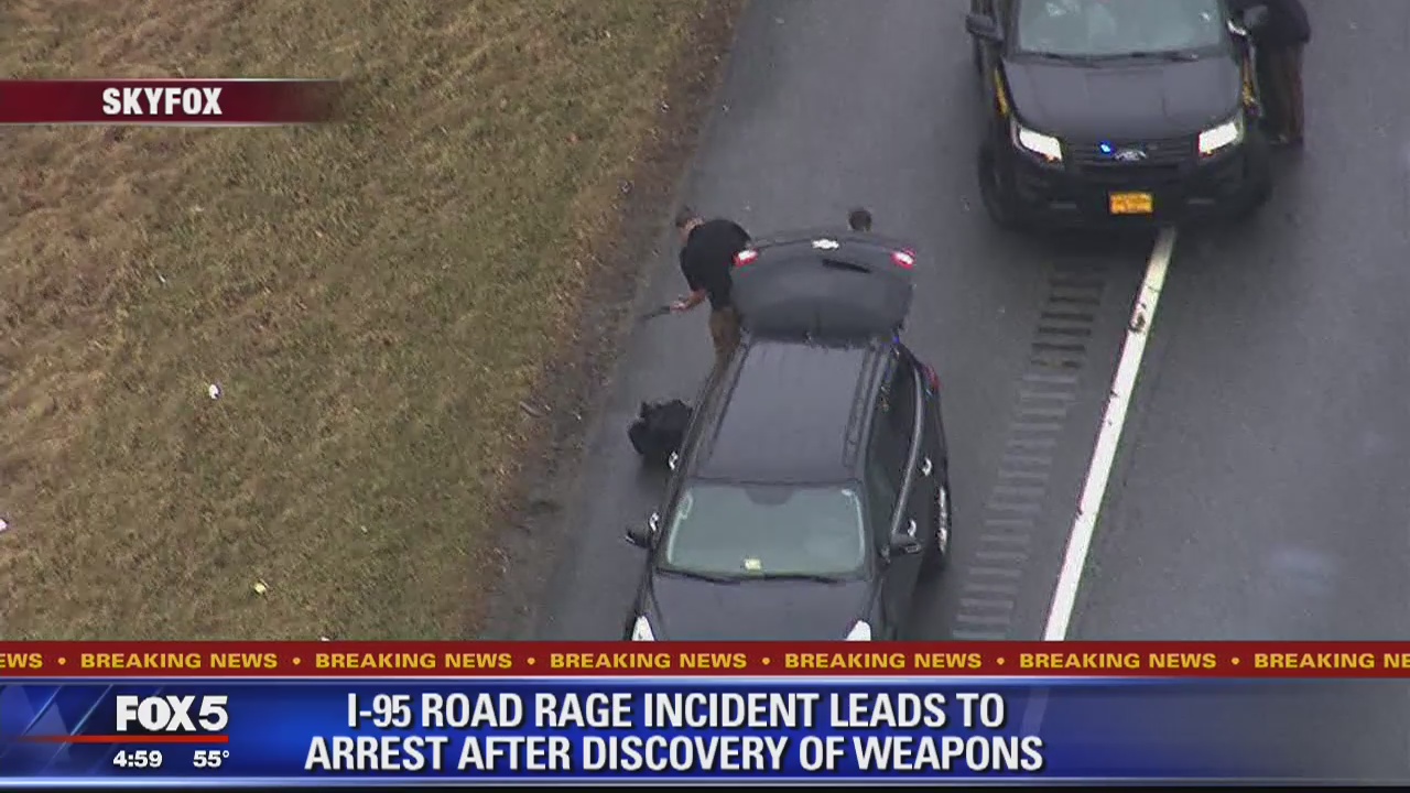 Va. man arrested after weapons, ammo found in vehicle following road rage incident in Maryland