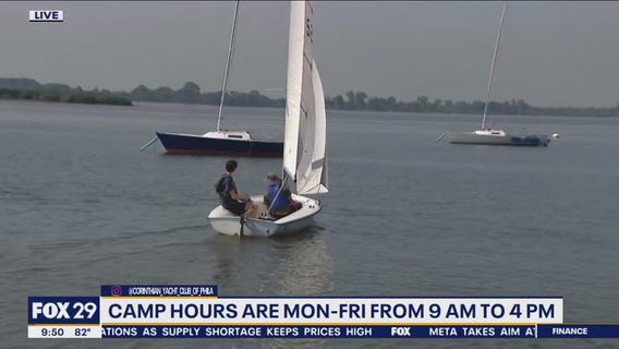 The Corinthian Yacht Club helps young campers set sail