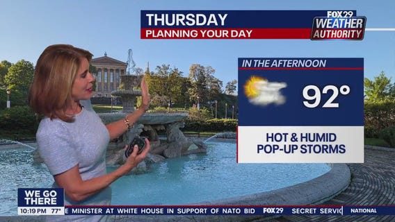 Weather Authority: 10 p.m. Wednesday forecast