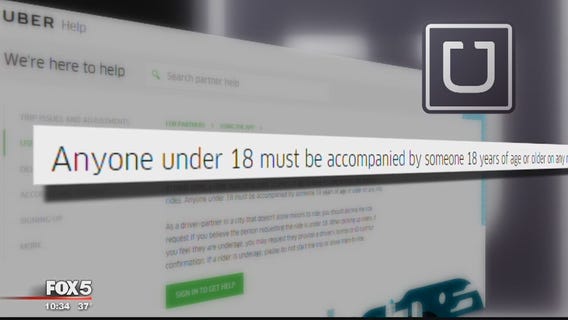 Mom warns about unaccompanied minors using Uber