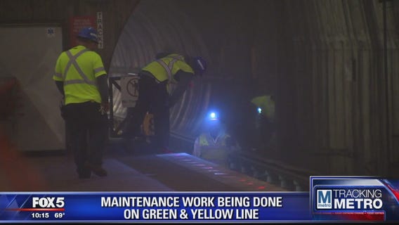 Unscheduled track work to impact service on Green, Yellow lines Friday morning