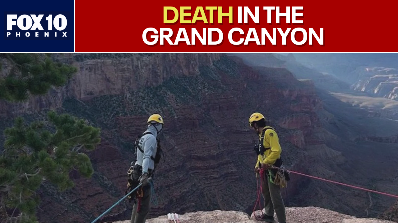 Man dies after car goes over Grand Canyon rim