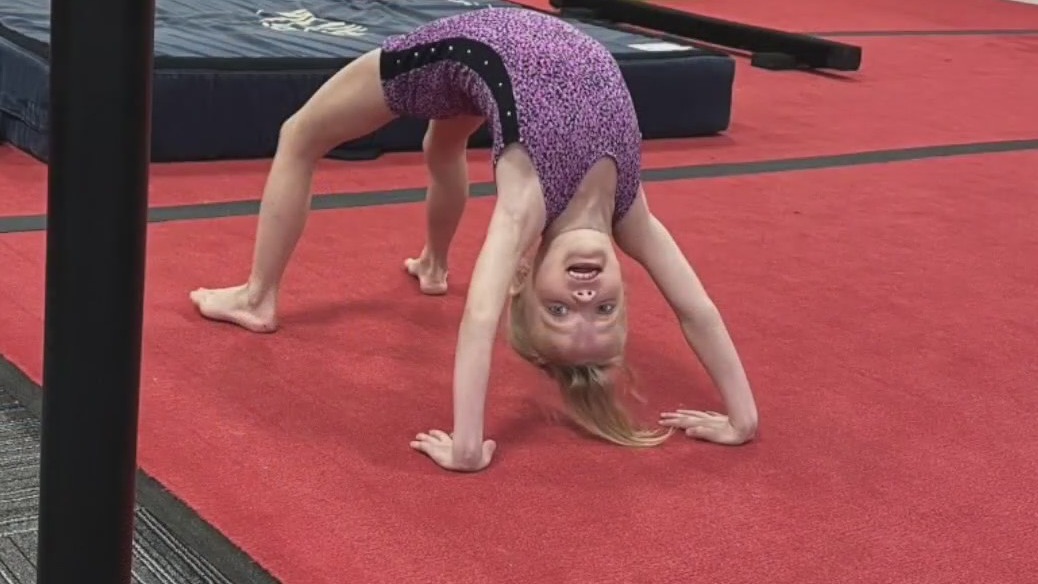 Pewaukee girl's gymnastics gym wish comes true