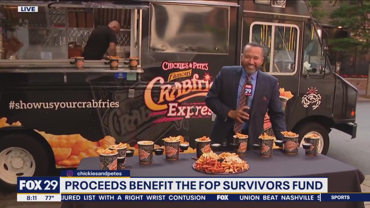 Chickie's and Pete's celebrates heroes with Crabfries