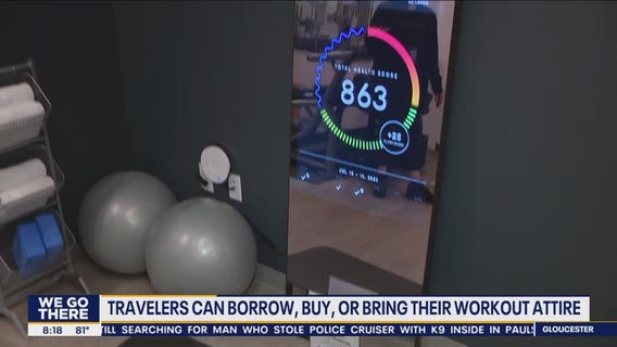 Lift before liftoff at Philadelphia International Airport's new gym