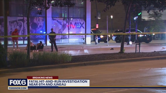 Fatal hit-and-run crash at 6th and Juneau in Milwaukee