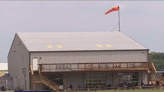 Skydiver lands in Sturtevant pond, dies