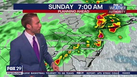 Weather Authority: 11 p.m. Saturday forecast