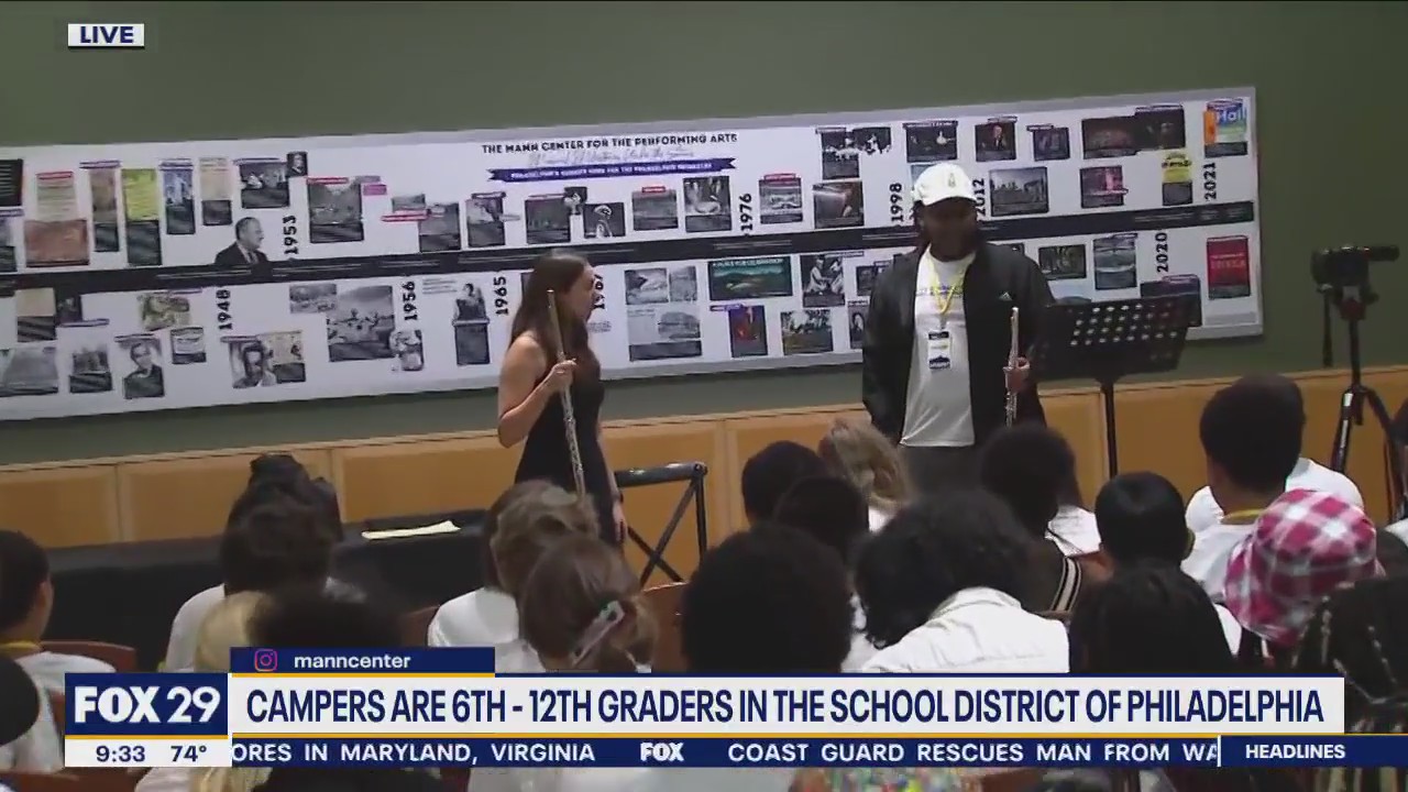 Philadelphia Orchestra helping musically-inclined students hone their craft