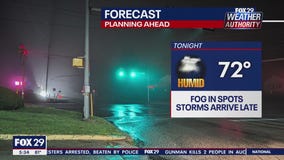 Weather Authority: 5 p.m. Thursday forecast