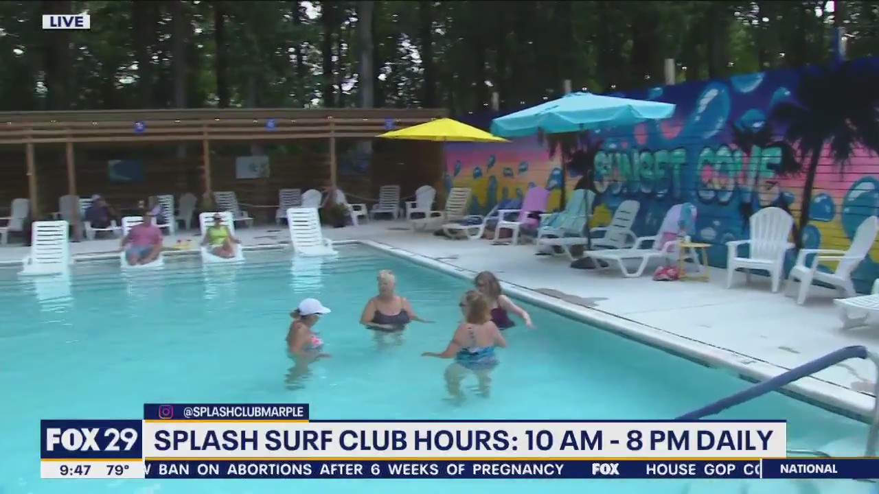 Marple's Splash Surf Club is the place to stay when the kids are away