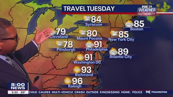 Weather Authority: Monday, 5 p.m. update