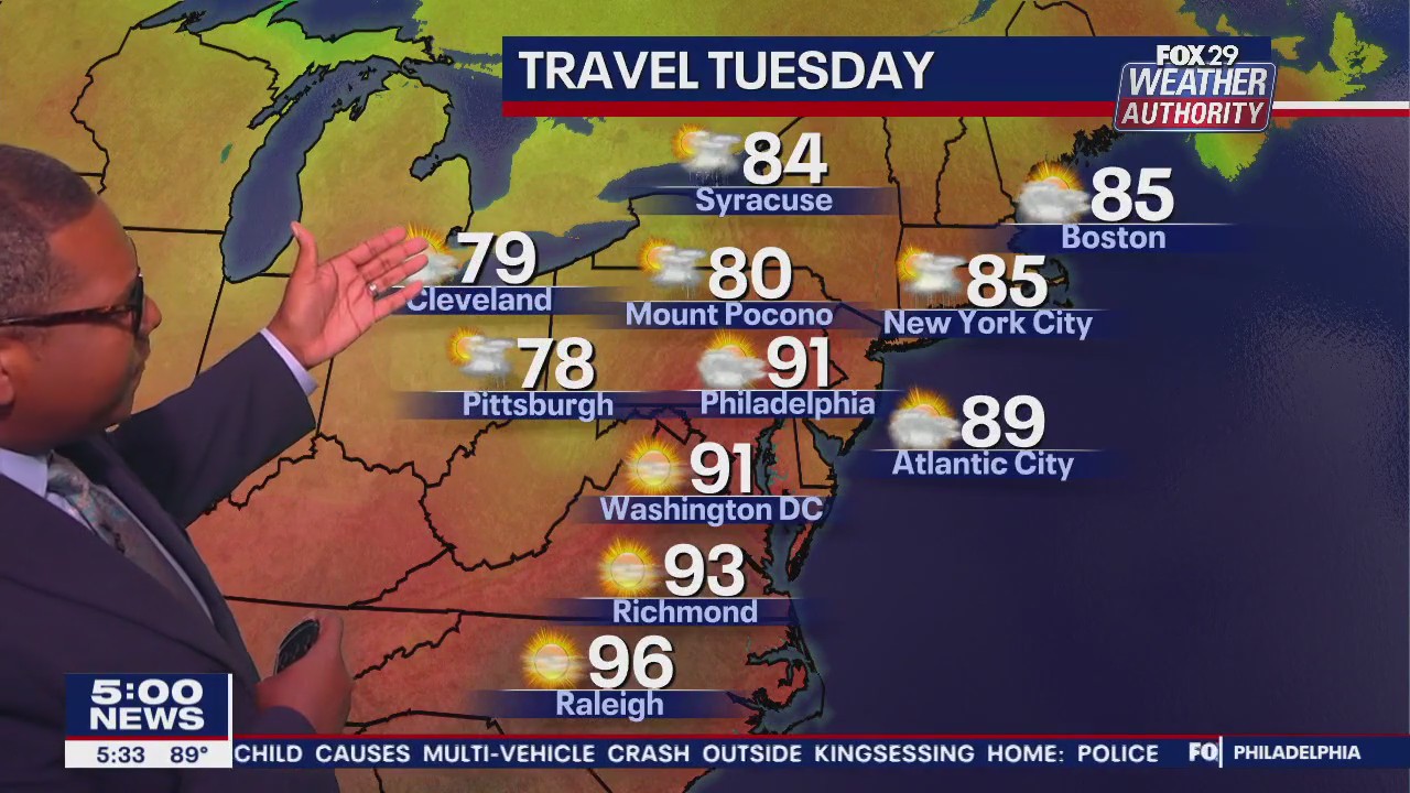 Weather Authority: Monday, 5 p.m. update