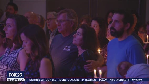 Bucks County community reeling from deadly flash flooding comes together for prayer vigil
