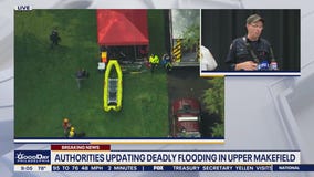 Officials provide update on search for two young children after deadly Bucks County flooding