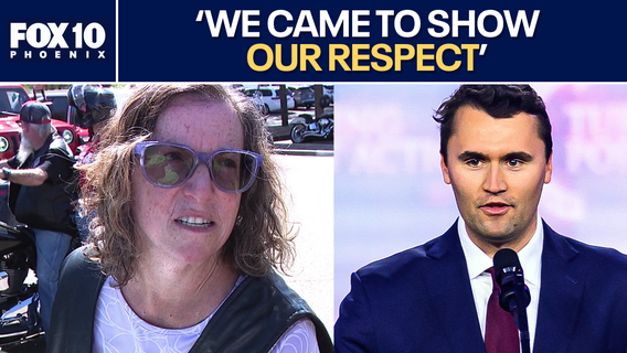 Arizona motorcyclists honor Charlie Kirk with memorial ride