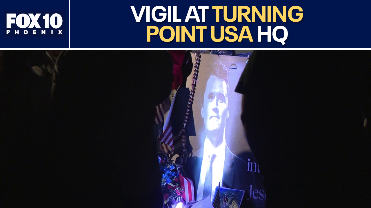 Turning Point USA vigil for Charlie Kirk on Sept. 13