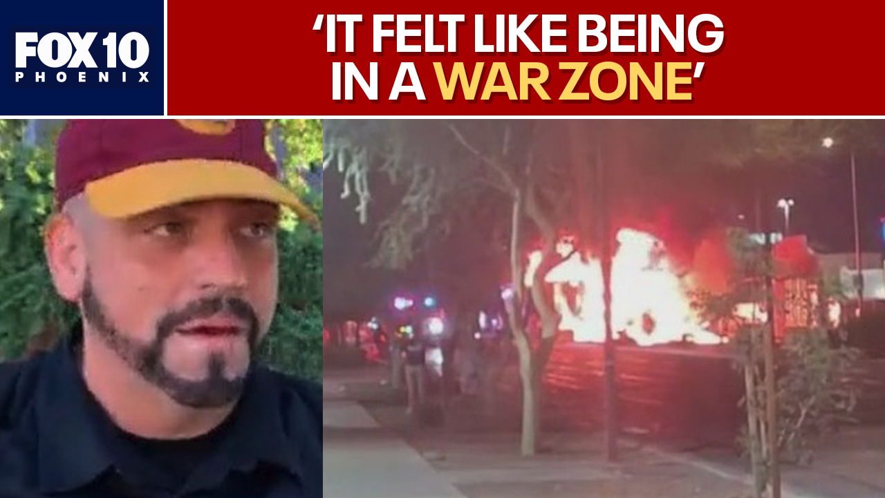 Light rail fire survivor recounts 'war zone' experience