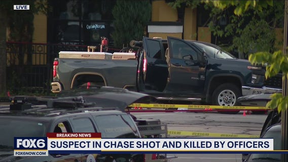 Homicide suspect in chase fatally shot by Milwaukee officers