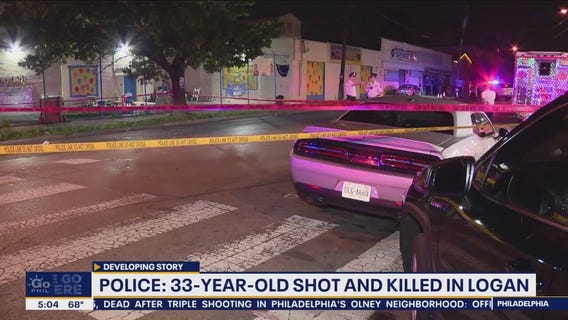 Man, 33,  shot and killed in Logan, police say