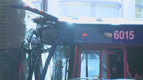 MCTS bus crashes into building near 11th and Mitchell