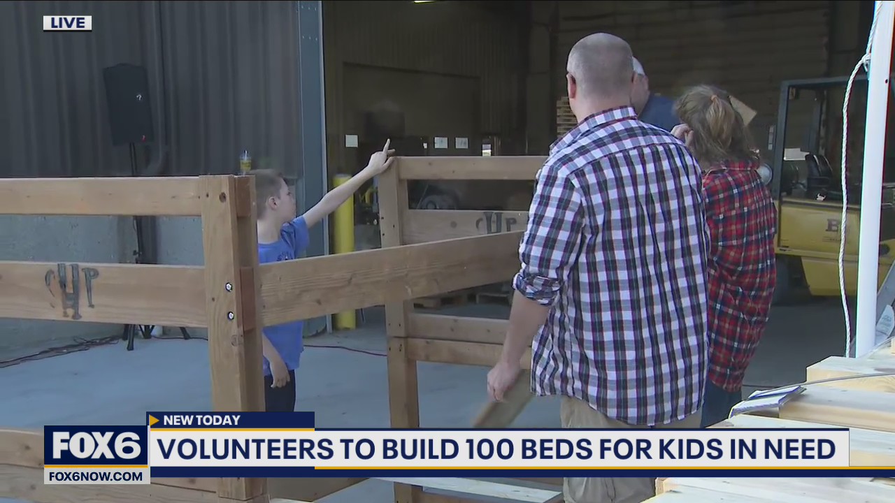 Volunteers share stories about delivering beds to kids in need