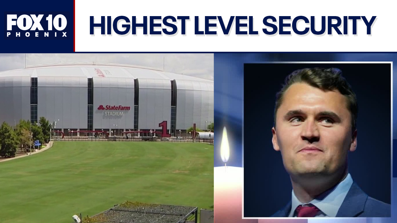 Increased security for Charlie Kirk memorial