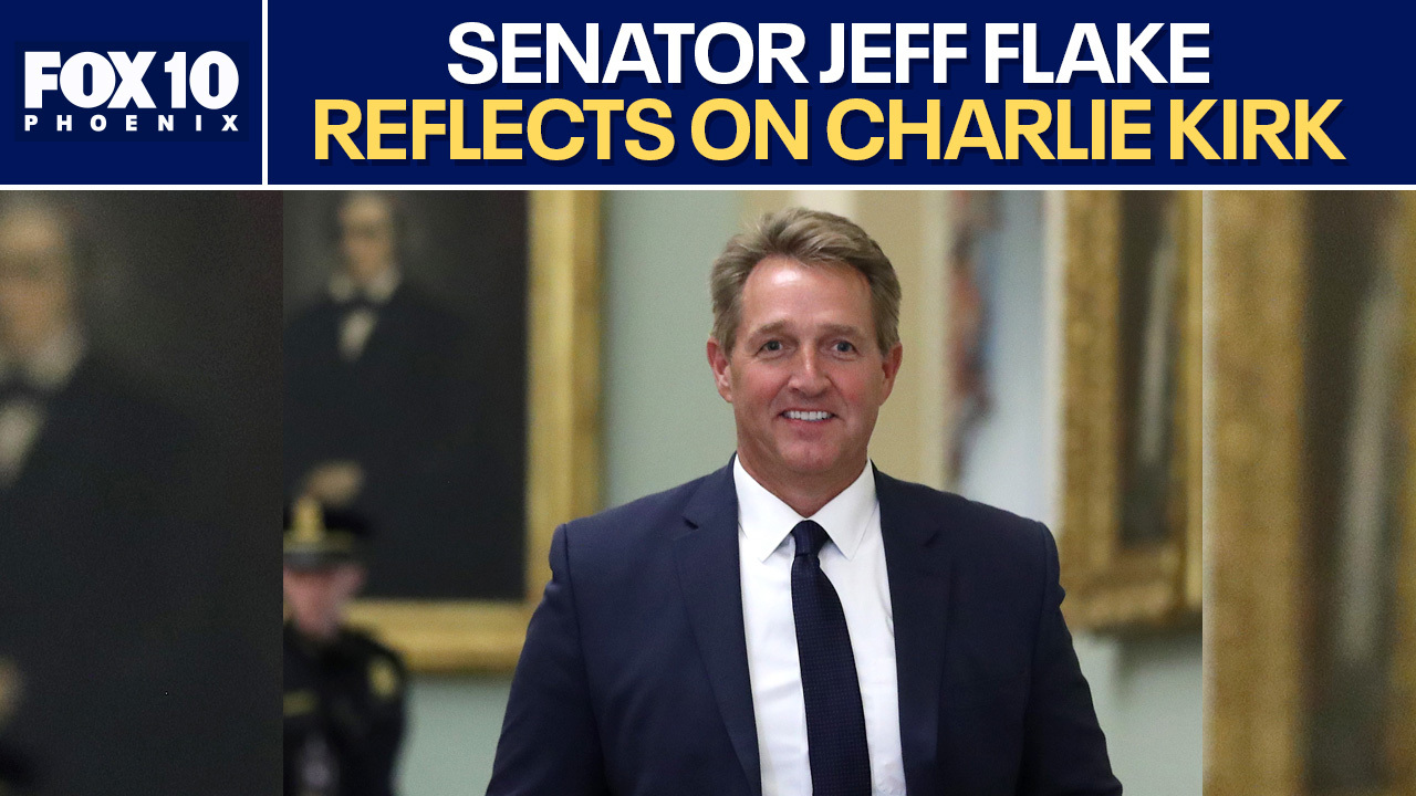 Charlie Kirk memorial: Jeff Flake on overcoming political differences