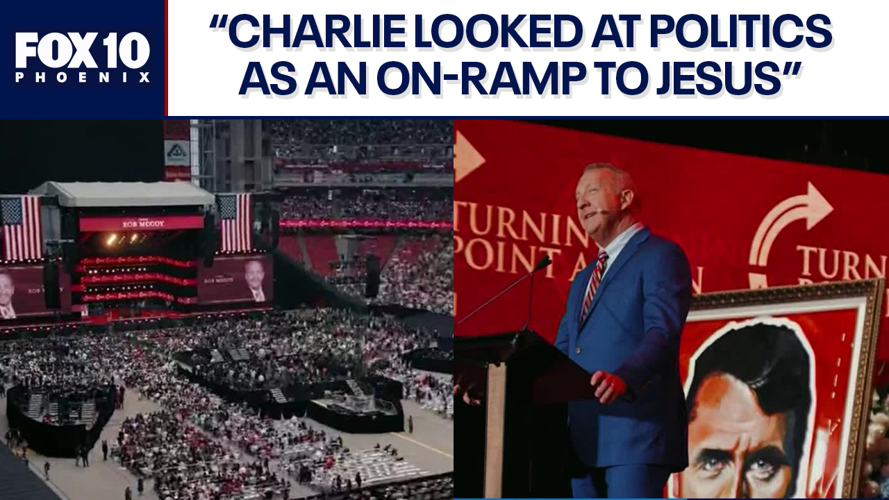 Charlie Kirk memorial: Pastor Rob McCoy's opening remarks