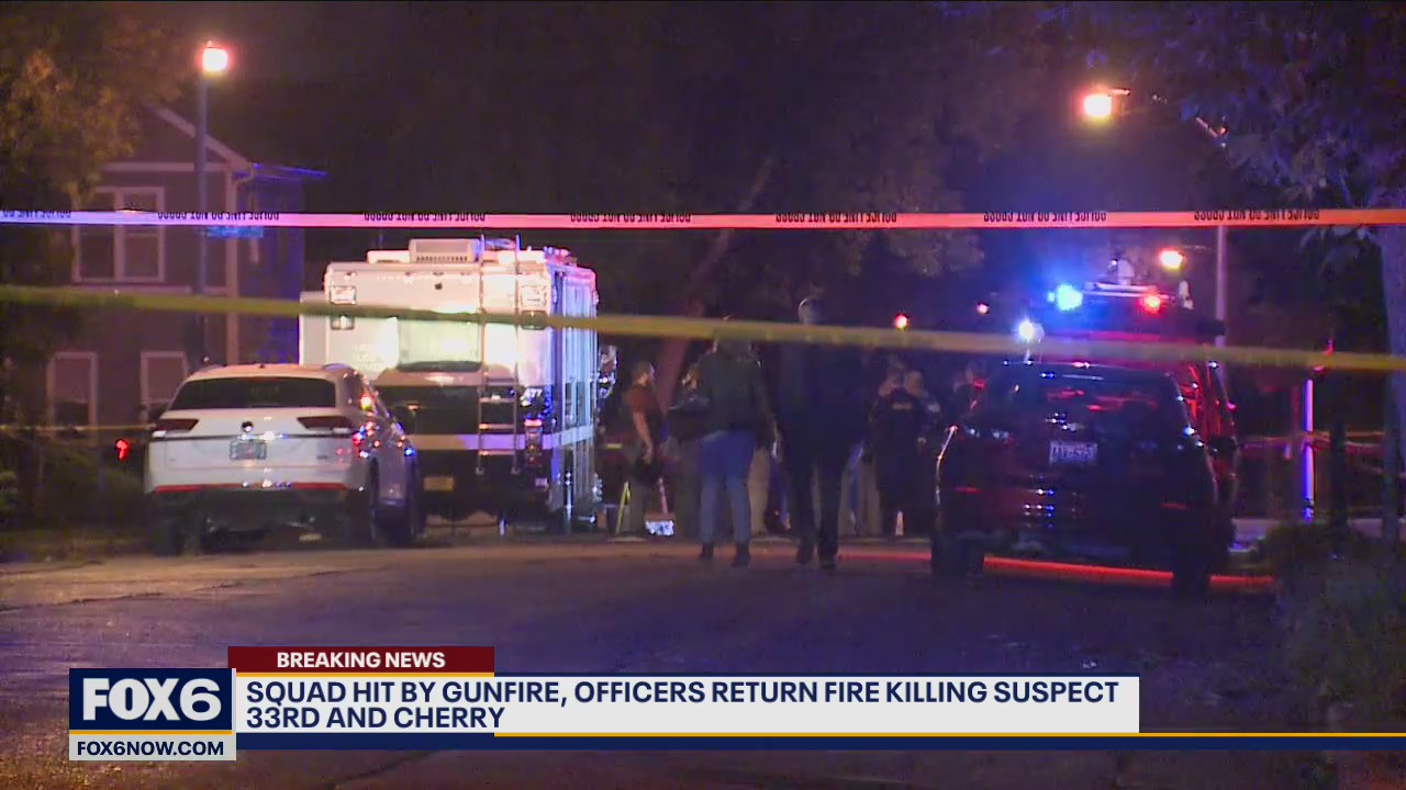 Milwaukee police shooting; suspect dead after shots fired at squad ...