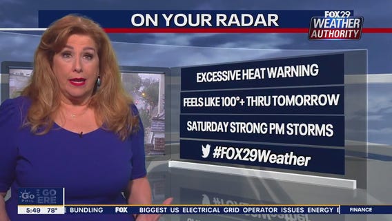 Weather Authority: Friday, 5 a.m. forecast