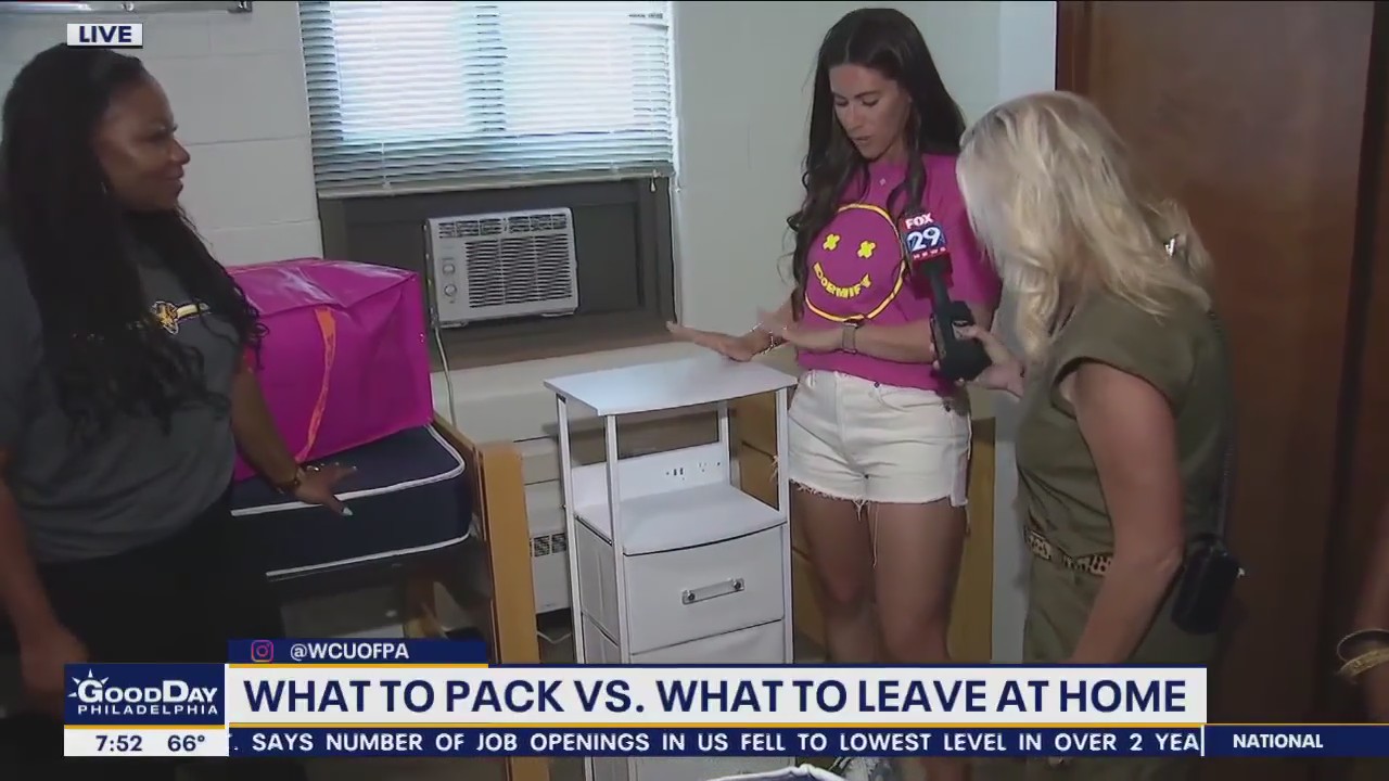College Move-In: What to pack vs. what to leave at home