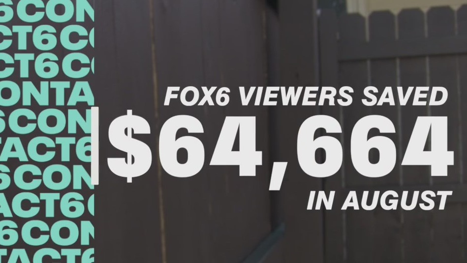 Contact 6 gets fence replaced, nursing home refund in August