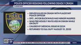 Flagstaff officer resigns following deadly crash