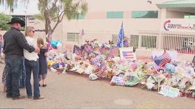 Mourners pay respect to Charlie Kirk memorial at Turning Point HQ