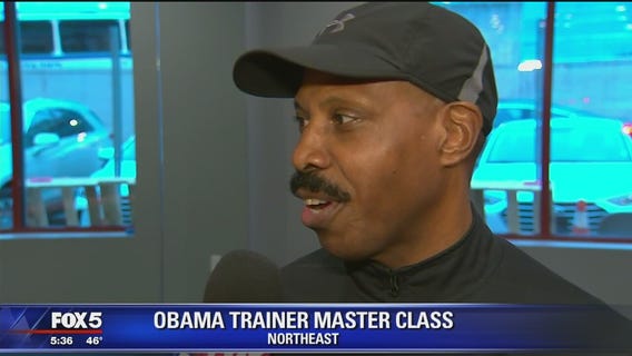 Want to get Michelle Obama?s signature toned arms? Her personal trainer shares how in workout class
