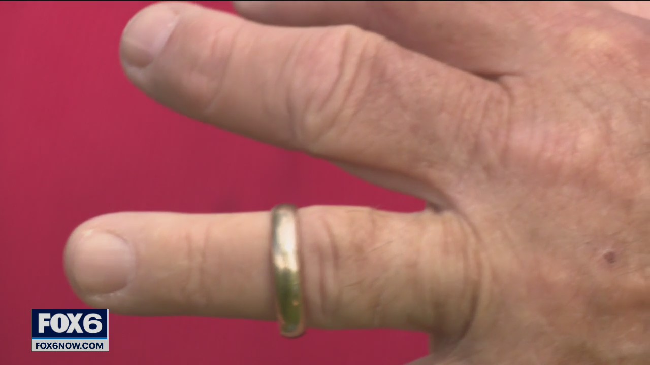 Long lost wedding ring found after a few words of prayer