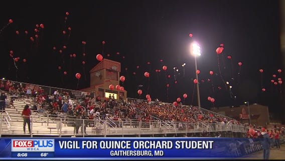 Quince Orchard High School football player remembered at vigil