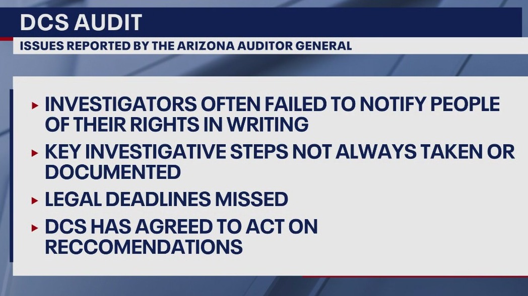 Audit finds issues with Arizona DCS