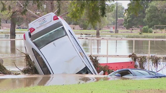 Man found dead next to flooded car in Scottsdale