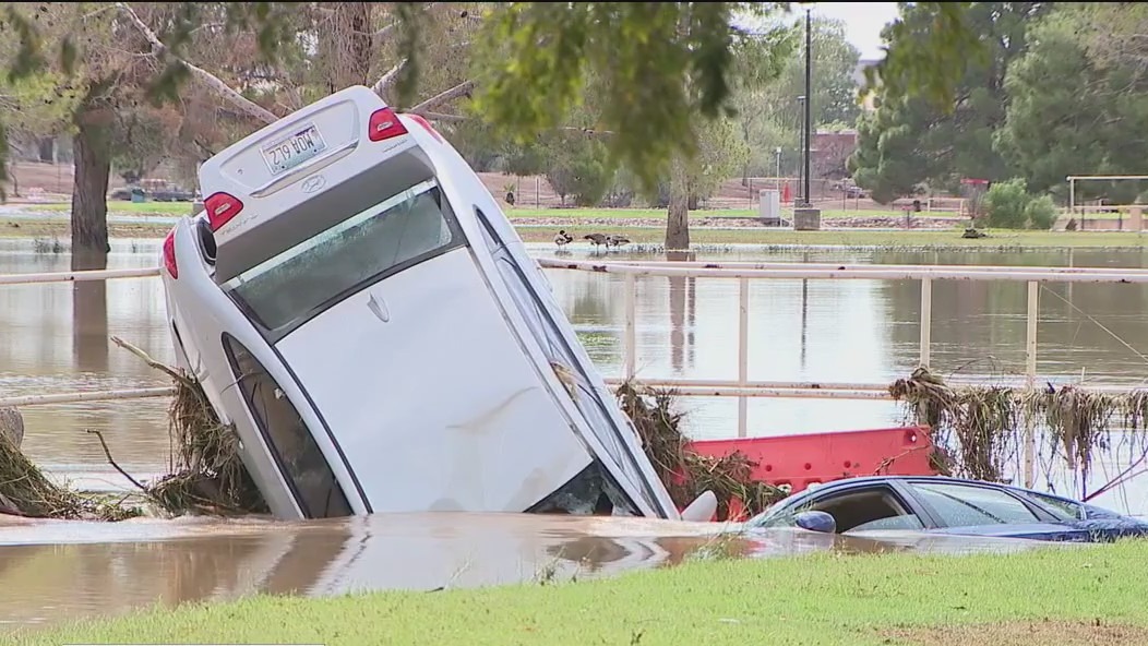 Man found dead next to flooded car in Scottsdale