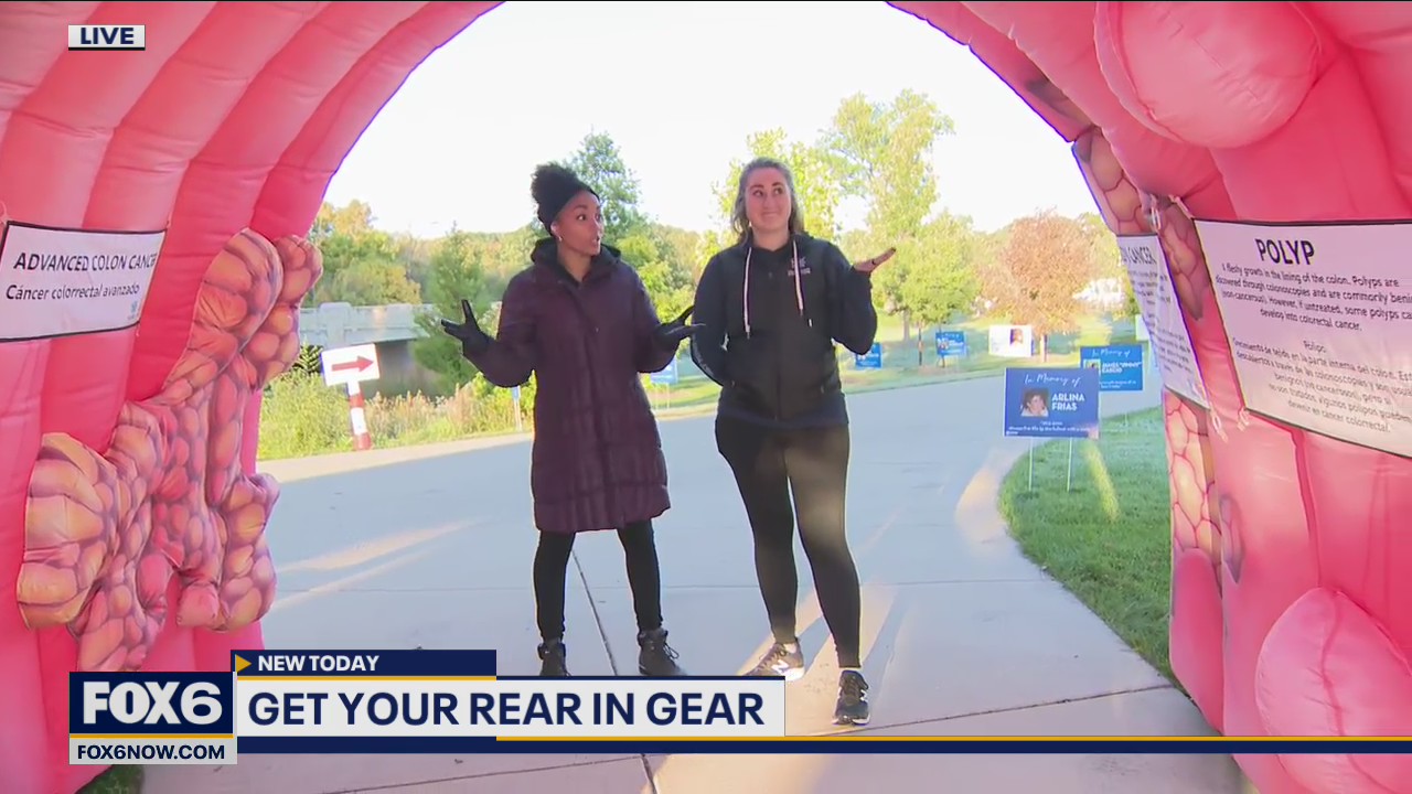 Get Your Rear in Gear in Wauwatosa; standing in colon