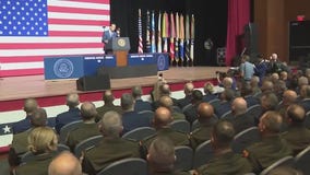 Trump, Hegseth hold meeting with military chiefs